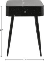 Rylan Terrazzo Pattern Iron Nightstand - Image 9