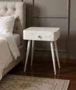 Rylan Terrazzo Pattern Iron Nightstand - Image 2