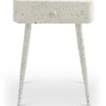 Rylan Terrazzo Pattern Iron Nightstand