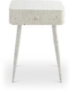 Rylan Terrazzo Pattern Iron Nightstand