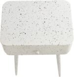 Rylan Terrazzo Pattern Iron Nightstand - Image 7