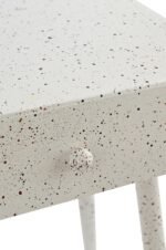 Rylan Terrazzo Pattern Iron Nightstand - Image 8