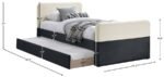 Ivy Velvet Upholstered Twin Bed - Image 8