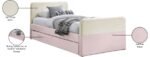Ivy Velvet Upholstered Twin Bed - Image 9