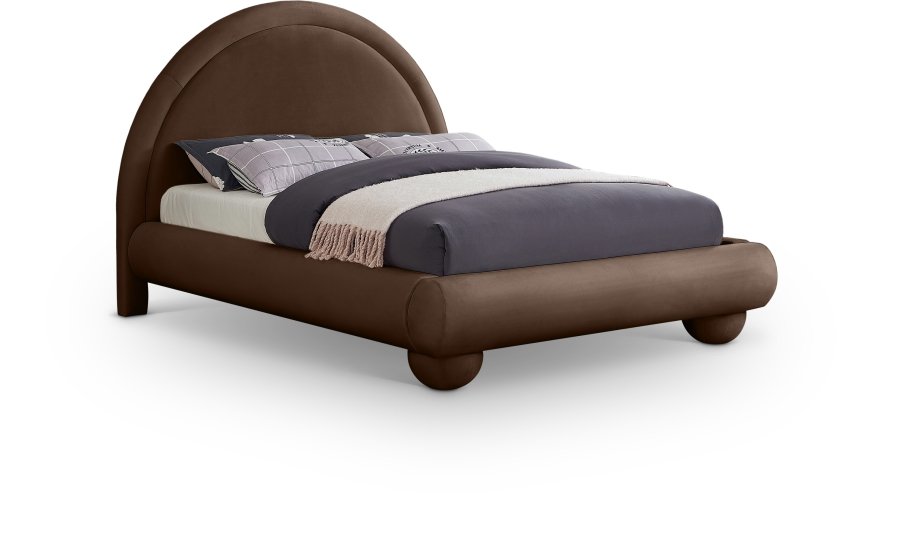 45064.jpg Madrid Velvet Upholstered Bed - Image 1