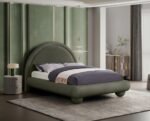 Madrid Velvet Upholstered Bed - Image 2