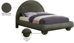 Madrid Velvet Upholstered Bed - Image 8