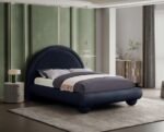 Madrid Velvet Upholstered Bed - Image 2