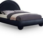 Madrid Velvet Upholstered Bed