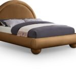Madrid Velvet Upholstered Bed
