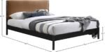 Abigail Vegan Leather Upholstered Bed - Image 7