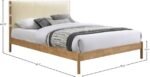 Asher Vegan Leather Upholstered Bed - Image 7
