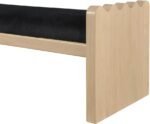 Sonia Velour Fur Fabric Upholstered Bench - Image 5
