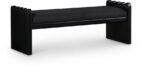 Sonia Velour Fur Fabric Upholstered Bench