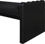 Sonia Velour Fur Fabric Upholstered Bench - Image 5