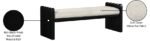 Sonia Velour Fur Fabric Upholstered Bench - Image 8