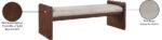 Sonia Velour Fur Fabric Upholstered Bench - Image 8