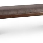 Sonia Velour Fur Fabric Upholstered Bench