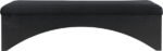 Lawson Velour Fur Fabric Upholstered Bench - Image 3