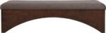 Lawson Velour Fur Fabric Upholstered Bench - Image 3