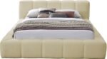 Carlin Chenille Fabric Upholstered Bed - Image 3