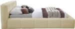 Carlin Chenille Fabric Upholstered Bed - Image 4