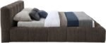 Carlin Chenille Fabric Upholstered Bed - Image 4