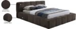 Carlin Chenille Fabric Upholstered Bed - Image 8