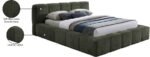 Carlin Chenille Fabric Upholstered Bed - Image 8