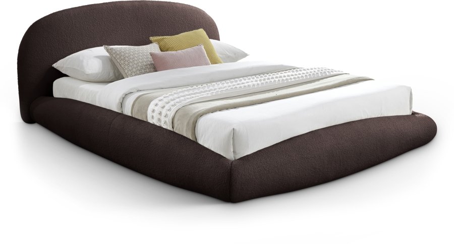 45374.jpg Genesis Teddy Fabric Upholstered Floating Bed - Image 1