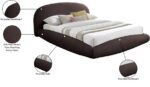Genesis Teddy Fabric Upholstered Floating Bed - Image 7