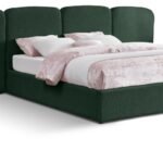 Shiloh Boucle Fabric Upholstered Bed
