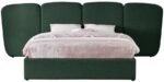 Shiloh Boucle Fabric Upholstered Bed - Image 3