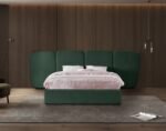 Shiloh Boucle Fabric Upholstered Bed - Image 4