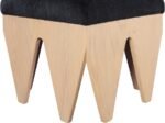 Altair Velour Fur Fabric Upholstered Bench - Image 5