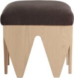 Altair Velour Fur Fabric Upholstered Bench - Image 3