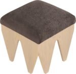 Altair Velour Fur Fabric Upholstered Bench - Image 4