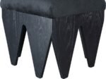 Altair Velour Fur Fabric Upholstered Bench - Image 5