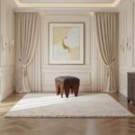 Altair Velour Fur Fabric Upholstered Bench - Image 2