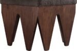 Altair Velour Fur Fabric Upholstered Bench - Image 5