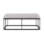 4552 BENCH, CHANNEL WATERFALL, WHITE BOUCLE