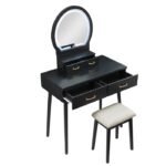 4565BK Dressing Table with Mirror - Image 2