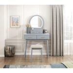 4565GY Dressing Table with Mirror - Image 7