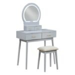 4565GY Dressing Table with Mirror