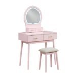 4565PK Dressing Table with Mirror