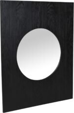 Optic Oak Wood Frame Mirror - Image 5