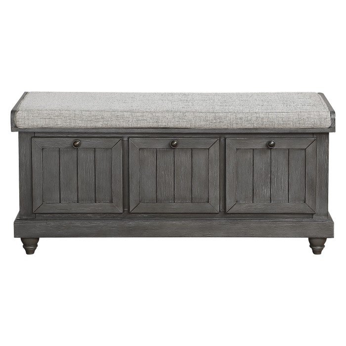 4586DG_noBG_front__l.jpg 4586DG Lift Top Storage Bench - Image 1