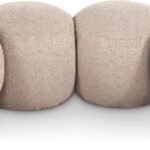 Apollo Boucle Fabric Upholstered Bench
