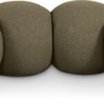 Apollo Boucle Fabric Upholstered Bench