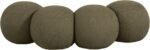 Apollo Boucle Fabric Upholstered Bench - Image 4